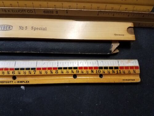 Lot 4 Lineal Weber No 5 Special, B K Elliott 61832, K & E Co., Westcott Simplex - Bild 8 von 8