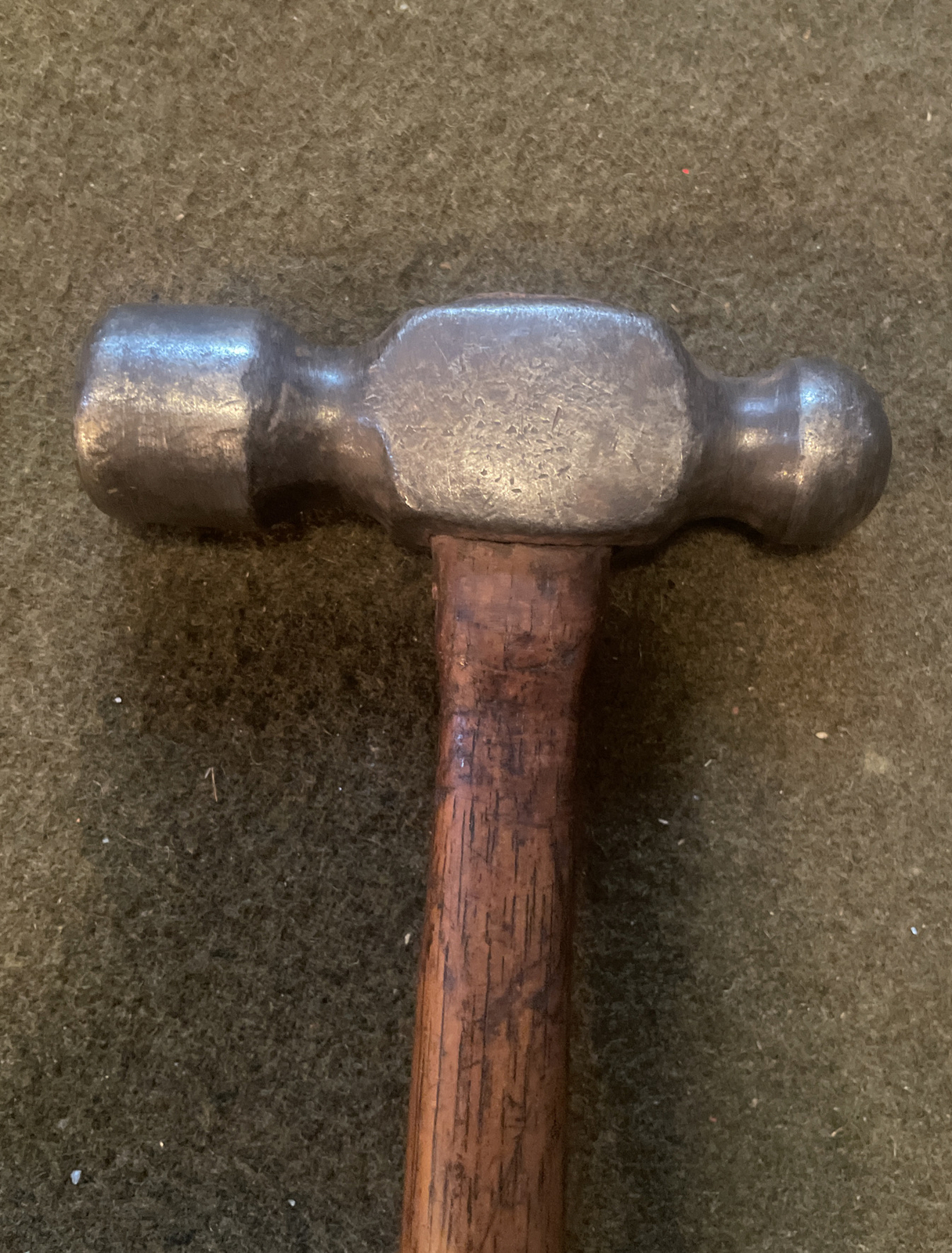 ANTIQUE Vintage Ball Peen Hammer Unique Metal Anvil Blacksmith eBay