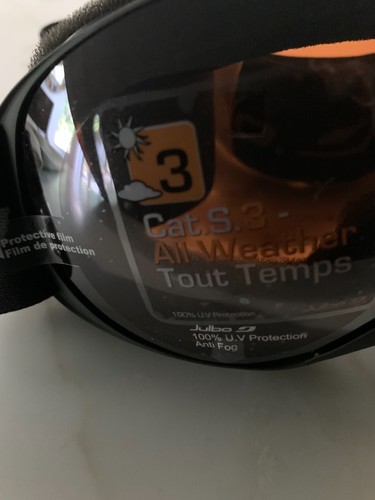 Julbo Apollo Negro Esquí Snowboard Gafas Cat 3 Naranja Lente Talla Pequeña - Imagen 2 de 6