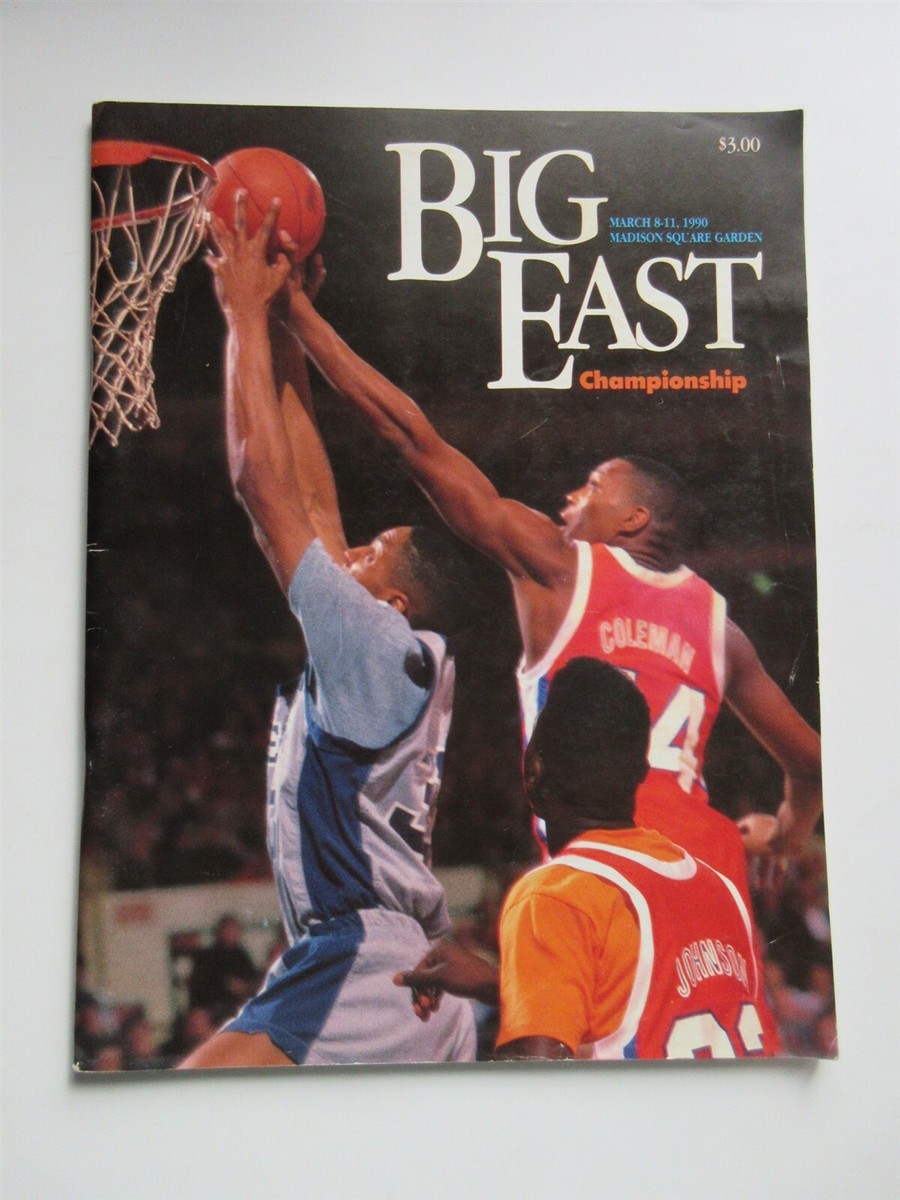 1990 Big East Championship program Basketball Madison Square