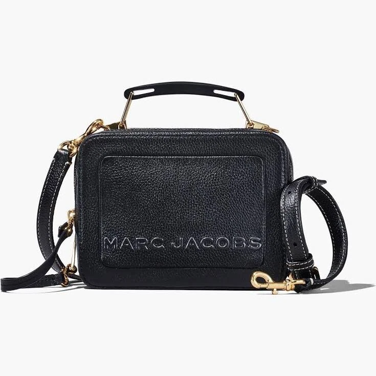 Marc Jacobs Mini Box Crossbody Bag in Black