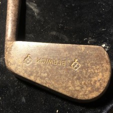 Antique Vintage Berwick Mashie hickory Shaft golf club 38  