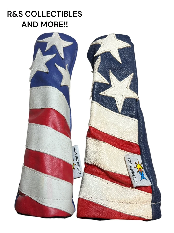 X6 SUNFISH GOLF HEAD-COVERS LOT OF 6 COVERS, SOME OLDER - Image 3 of 4