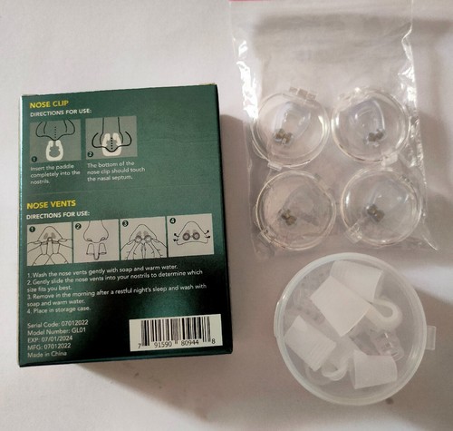 Anti-Snoring Nose Clip & Nose Vents - GLALOVE - Picture 2 of 10