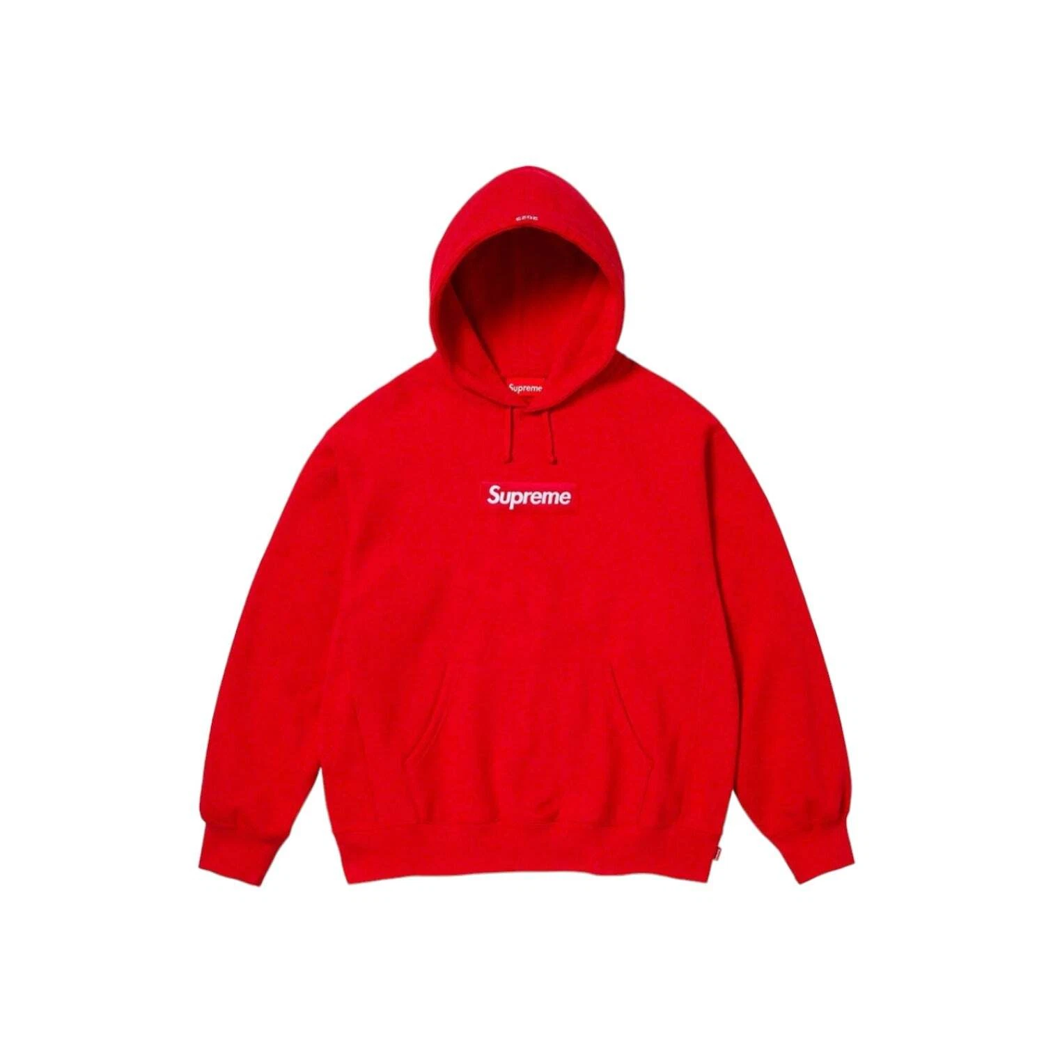 Sweat à capuche rouge logo Supreme Box FW23