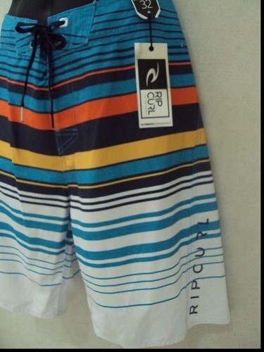 NWT RIP CURL REBOOT MEN'S BOARDSHORT BRIGHT BLUE SIZE 32 SHORTS code DD58 - Picture 2 of 4