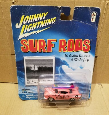 Johnny Lightning Surf Rods '57 Chevy ''''Palos Verde Vixens'''' neu/gekrempelt