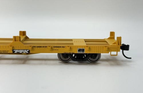 HO Walthers 910-5310 60' Pullman Standard Flatcar Trailer-Train TTX VTTX 92341 - Picture 8 of 12