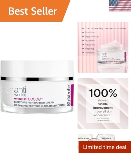 Ceramide & Peptide Rich Anti-Wrinkle Cream for Youthful, Hydrated Skin - 50ml - Picture 1 of 7