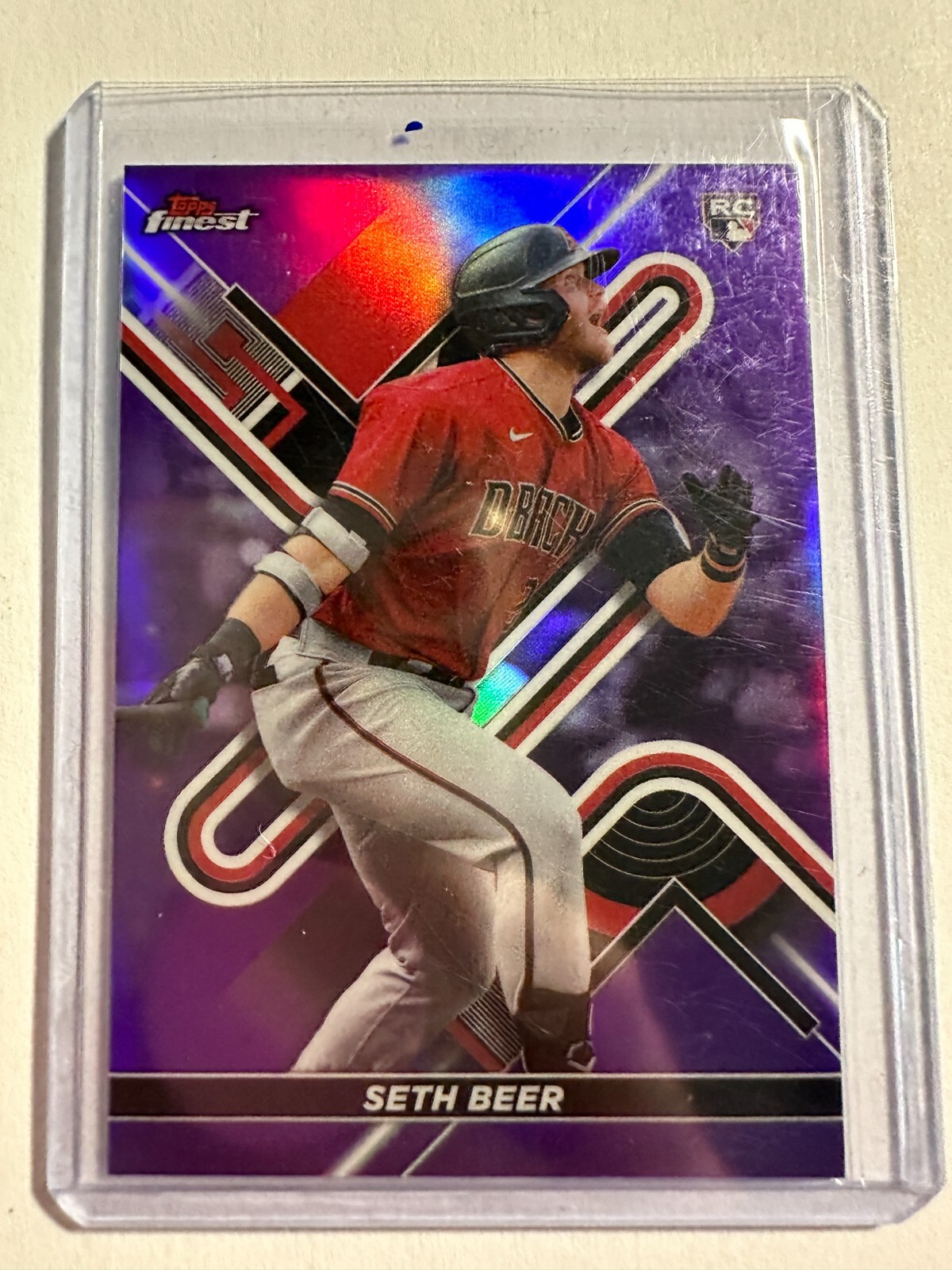 K101,868 - 2022 Finest Purple Refractors #18 Seth Beer #/250