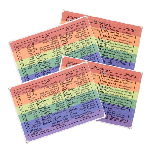 4 Sheets Keyboard Stickers Miss Decals Computers & Accessories