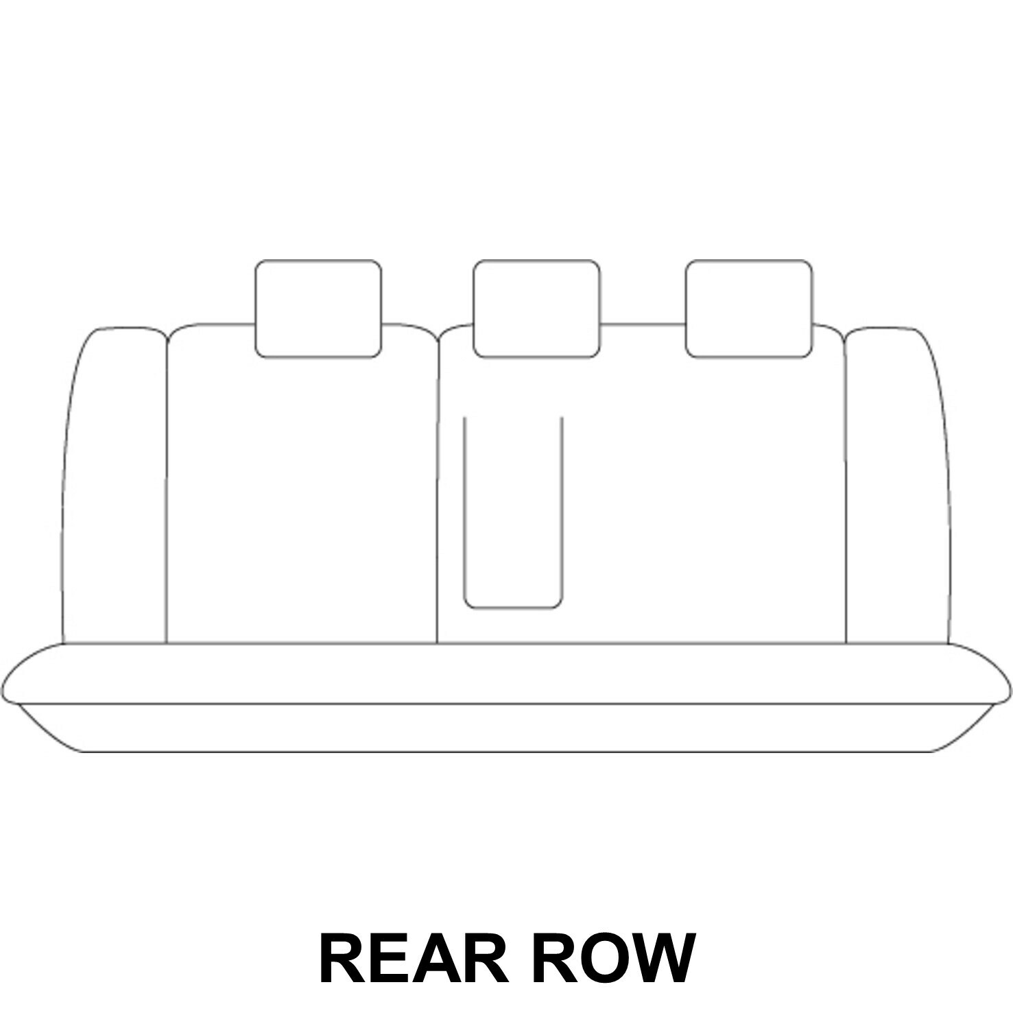1 ROW CUSTOM RM WILLIAMS CANVAS SEAT COVER FOR HOLDEN VECTRA 0306