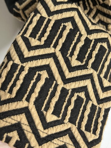 Camicetta top Chico's jacquard geometrica stampa art deco taglia 2 L (13 - Foto 3 di 10