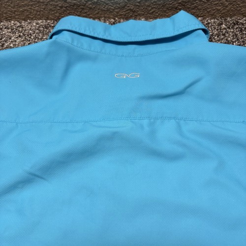 GameGuard Vented Shirt Mens 3X Blue Microfiber Quick Dry Short Sleeve - Picture 8 of 9