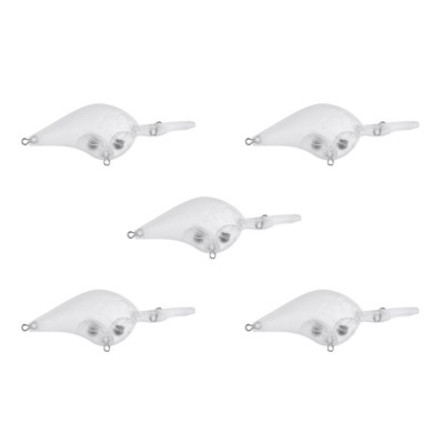 5pcs Unpainted Hard Blank Lures 9.5cm Unpainted Minnow Lure DIY Fish Body