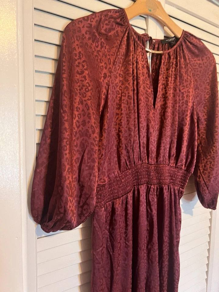 Mono Pantalones MARC NEW YORK Para Mujer Talla Grande L Mameluco Manga 3/4 Satinado Foto 3 de 4