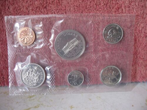 1973 CANADIAN UNCRICULATED COIN SET BU+ IN ORIGINAL ENVELOPE - Picture 4 of 4