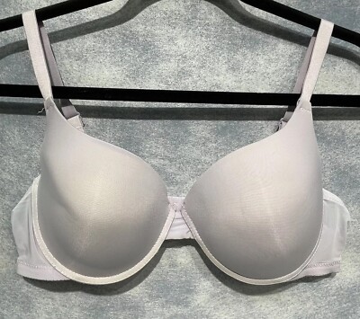 Adore Me Underwire Push-up Bra 38B Gray Lavender OPL Molded Cup Style 4137