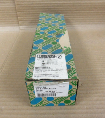 NEW PHOENIX CONTACT ST 4-HESILED 24 5X20 10MM FIRE ALARM CONTACT BLOCKS D-32825