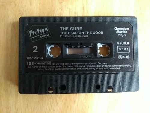 The Cure, Head On The Door, cassette album, Fiction Records. 827 231-4 ME. Chrom - Picture 11 of 12