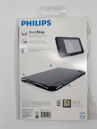 PHILIPS Shock Stop Soft Shell Case Kindle 3 Grip Case Smart & Edge Protection - Picture 6 of 24