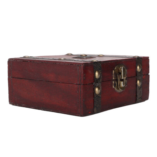 Vintage Decorative Box Wooden Storage Box Vintage Wooden Storage Box Home - Picture 1 of 12