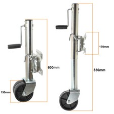 Schwerlast Stützrad Trailer Bugrad PKW Ø 150 mm für Anhänger Stützlast 680 kg DE