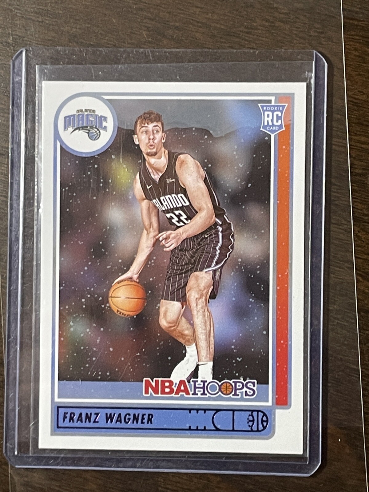 2021-22 Panini NBA Hoops Holiday Franz Wagner RC #235 Winter Purple RARE