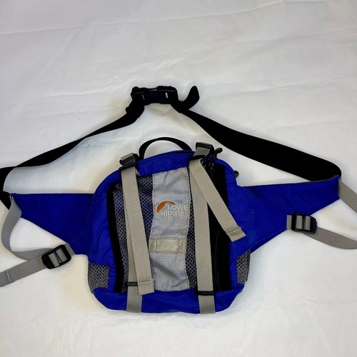 Lowe Alpin Wandern Bauchtasche Lendenwirbel Taille Hüfte Rücken Reise Camp verstellbar blau - Bild 1 von 8