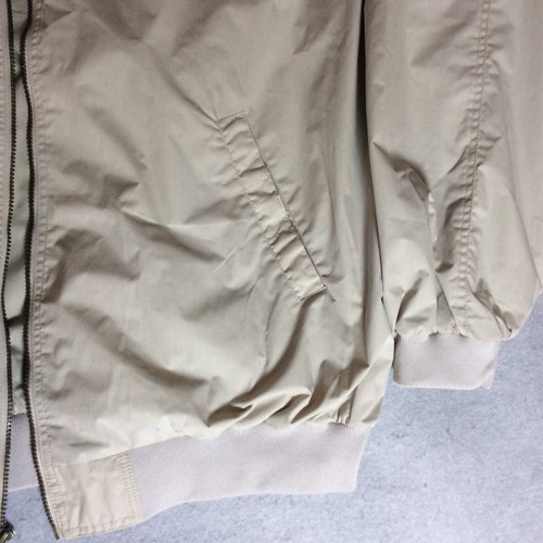 Tri-Mountain Men's Jacket 6XL Beige Full Zip Microfiber Windbreaker Pockets Zip - Picture 8 of 20