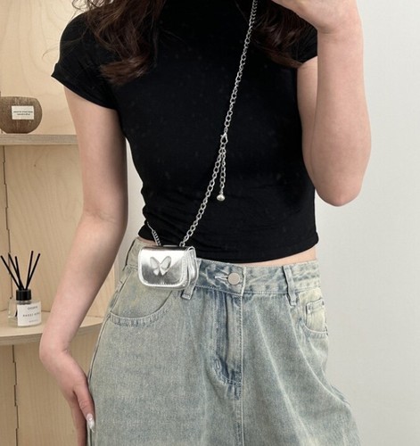 Mujeres Moda Imitación Cuero Mini Bolso Bandolera Cadena Monedero - Imagen 19 de 31