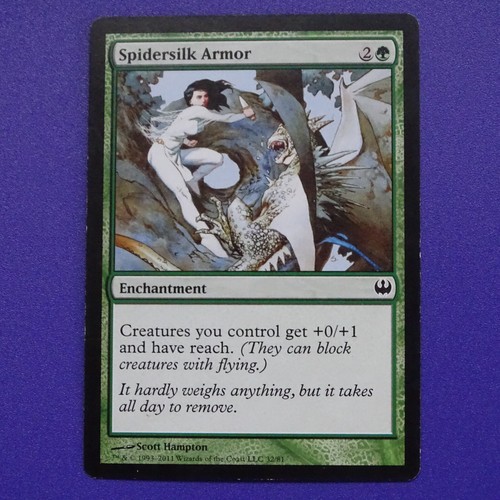 Spidersilk Armor - Duel Decks: Knights vs. Dragons (DDG) - LP