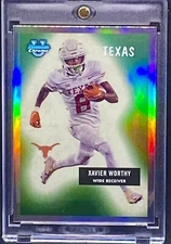 Xavier Worthy ROOKIE REFRACTOR INVESTMENT CARD SSP BOWMAN CHROME MINT CHIEFS