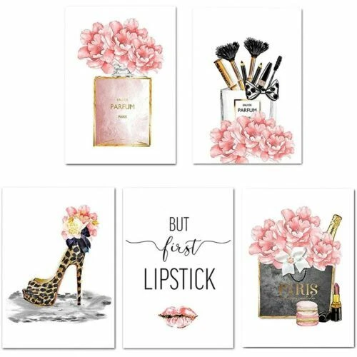 Deko-Bilder & -Drucke Mode-Thema fürs Schlafzimmer