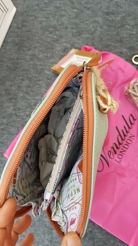 2020 VENDULA LONDON: Mod Handbag DESTINATION PARADISE, tagged price tagged €150 - Picture 3 of 6