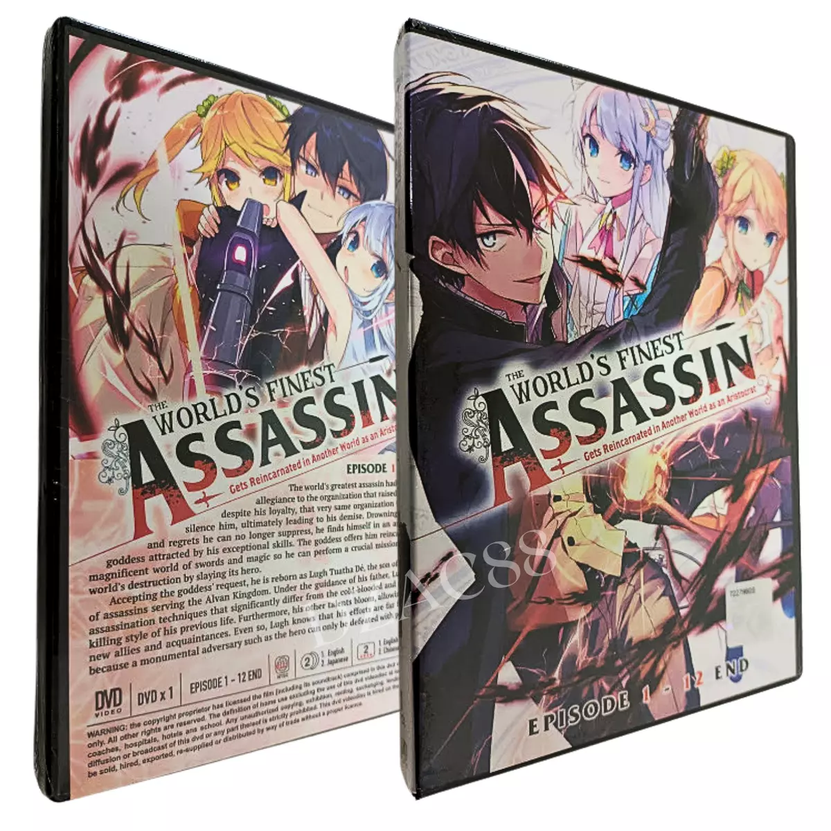 ANIME DVD~ENGLISH DUBBED~Sekai Saikou No Ansatsusha(1-12End)All