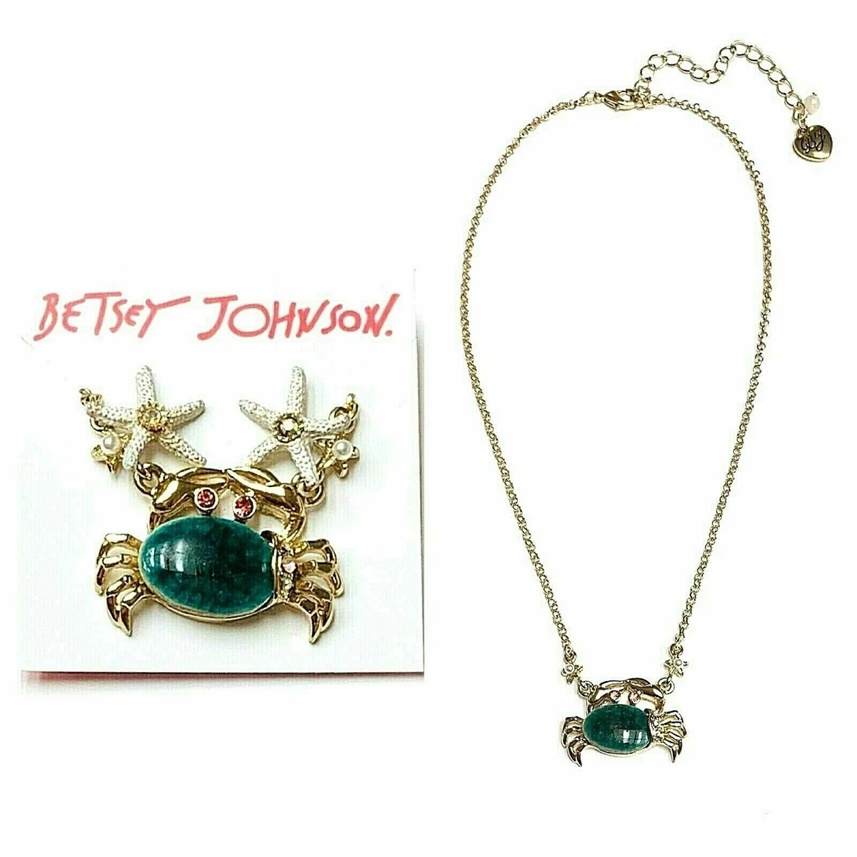 Betsey johnson crab online necklace