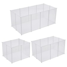 Panels Dog Pen Pet Puppy Playpen Plastic Exercise Play Fence for Indoor/Outdoor