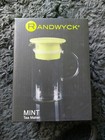 RANDWYCK 500ml Glass Mint Tea Maker with Silicon Strainer Lid, 17.5x13x11 cm