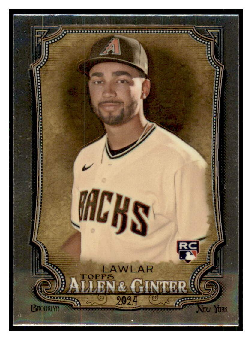 Jordan Lawlar 2024 Topps Allen & Ginter #99 Chrome RC Arizona Diamondbacks