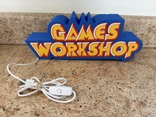 Games Workshop LED Light Sign 12in Wall Decor Warhammer Store Style Display