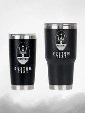 MASERATI | 20/30OZ | ENGRAVED TUMBLERS | CUSTOM | FREE PERSONALIZATION
