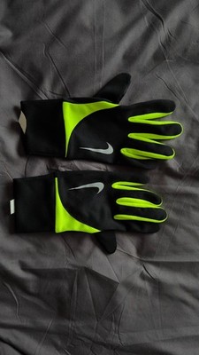Nike Herren Racer Paar Lauf-/Radhandschuhe Gr. L/XL schwarz Dri Fit