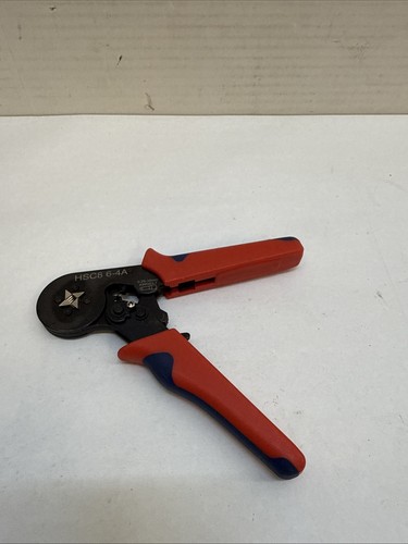 HSC8 6-4A Professional Ratchet Crimper 0.25-10mm²AWG23-7 with Quadrilateral Dies - Picture 2 of 2