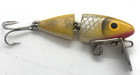 Vintage L &S MIRROLURE USA Jointed Fishing Lure Yellow Scale in Original Box — photo 3