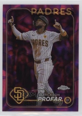 2024 Chrome Update Magenta & Purple Lava Lamp Refractor Jurickson Profar 1h5h