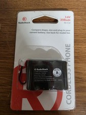 RadioShack 3.6Volt 350mAh NiCd Rechargeable Phone Battery 2302544 230-2544