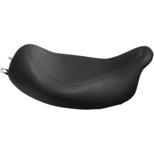 Mustang 76692 Black Wide Tripper Solo Seat for 2008-20 Harley FLHR FLHX FLHT