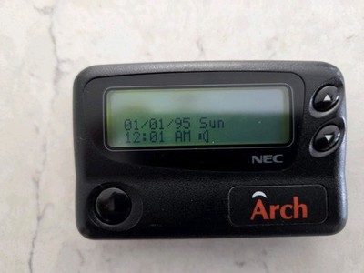 NEC Arch Vintage Pager Beeper PA4PY26D - Tested. Free Shipping.