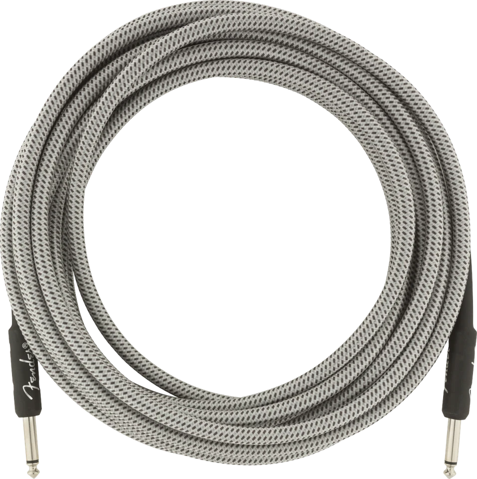 Cable de Instrumento Fender Serie Profesional, Tweed Blanco - 18.6 Pies Foto 2 de 2